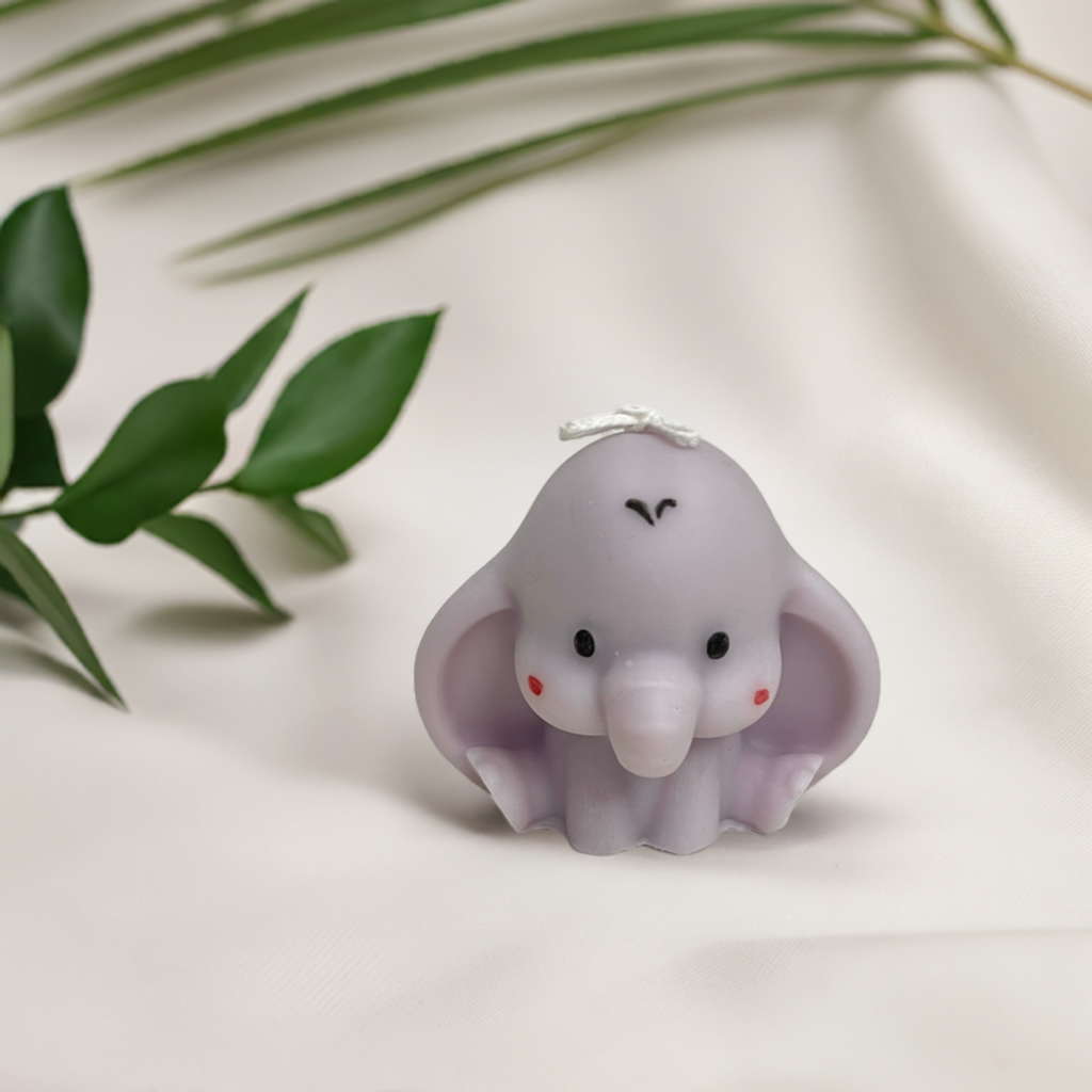 Lumpy (Purple) Elephant Candle