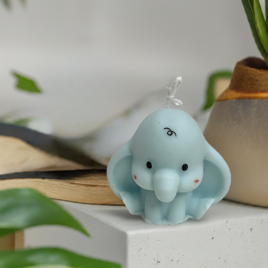 Dumbo (Blue) Elephant Candle 