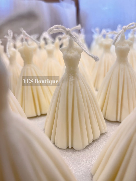 Wedding Dress Candles