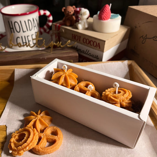 Danish Butter Cookie Candle Set