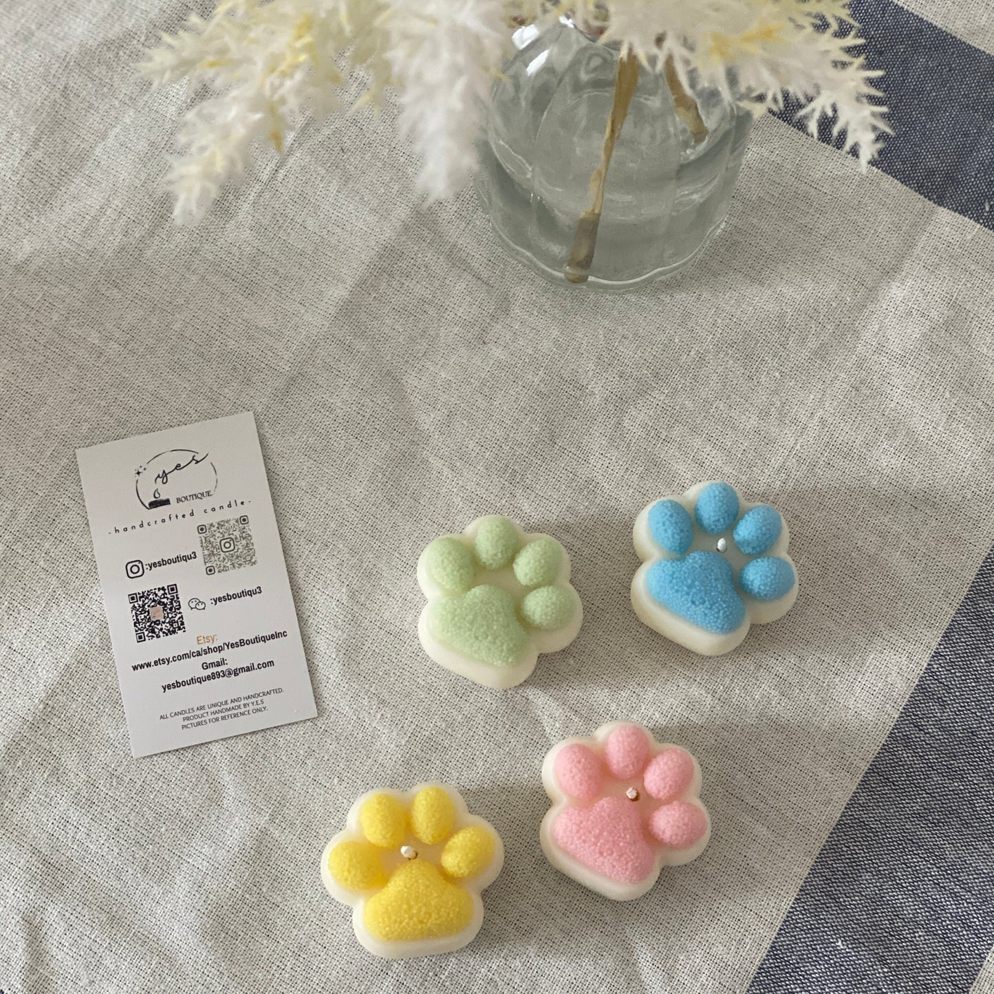 Paw Style Candles Set