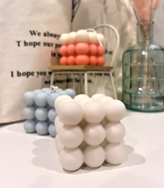Bubble Cube Ball Candle (Large)