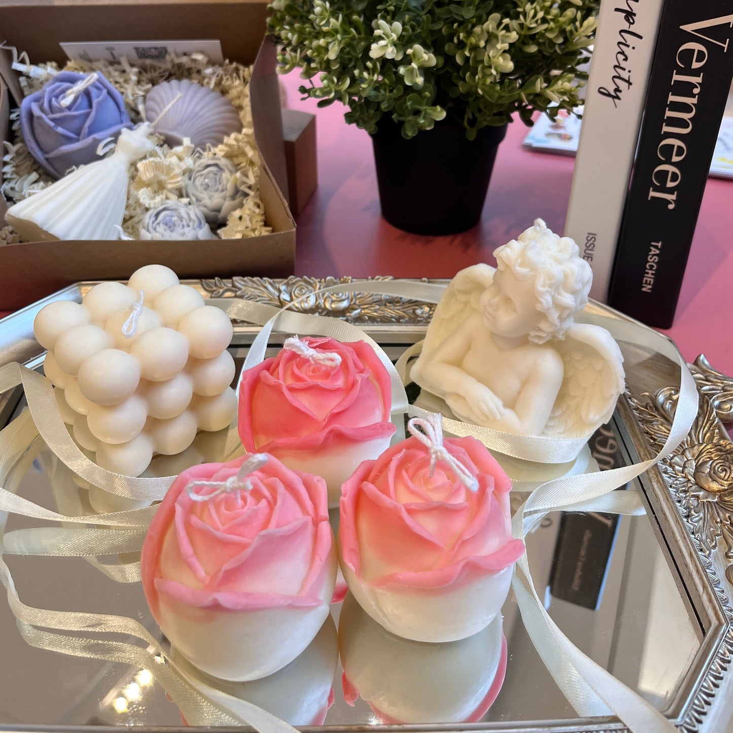 Rose Candles